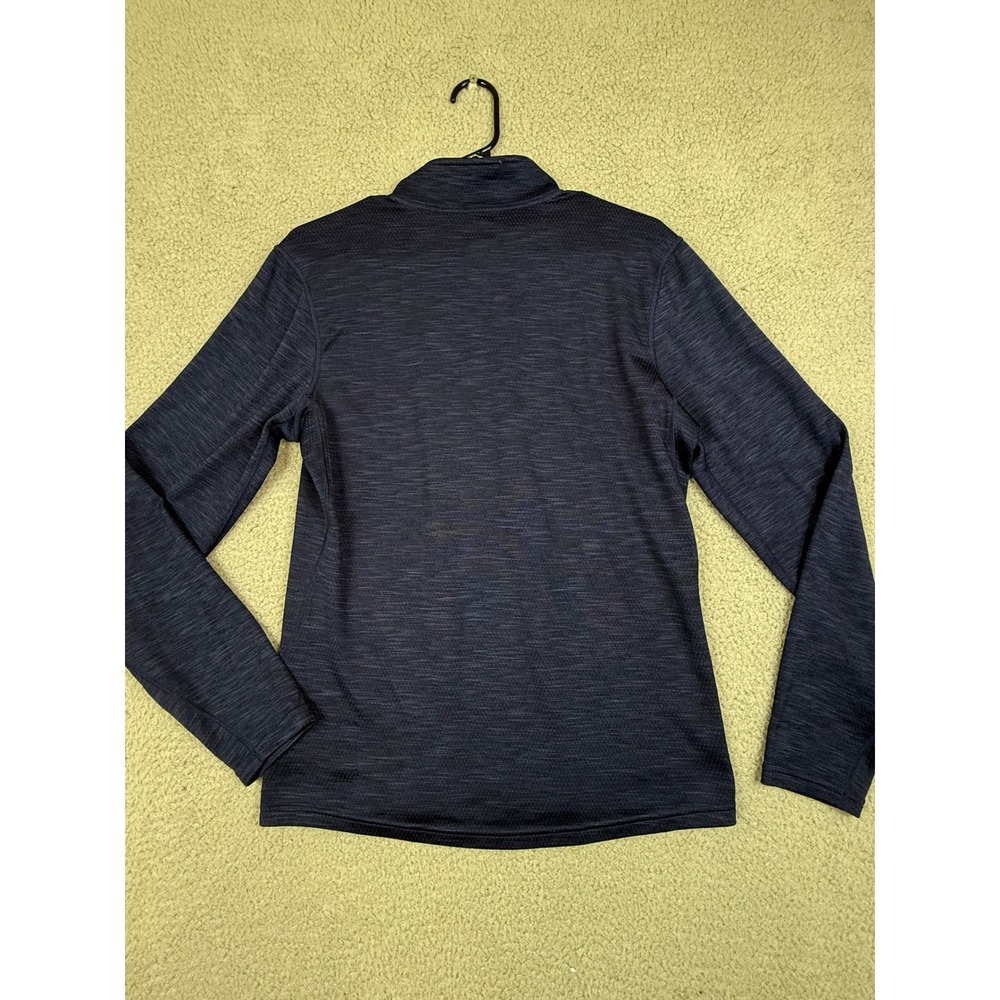 REI Co-op Mens Quarter Zip Pullover Athletic Top Blue Small Activewear - Picture 8 of 9